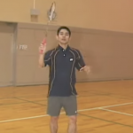 バドミントンアカデミーレッスンDVD～カット（フォアハンド）～