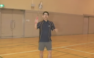 バドミントンアカデミーレッスンDVD～カット（フォアハンド）～