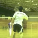 川前選手の球さわり